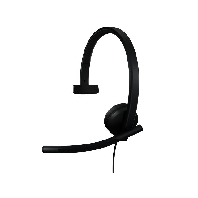 Logitech® H570e USB Headset Mono (Teams version) headset - BLACK - USB-A
