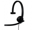 Logitech® H570e USB Headset Mono (Teams version) headset - BLACK - USB-C