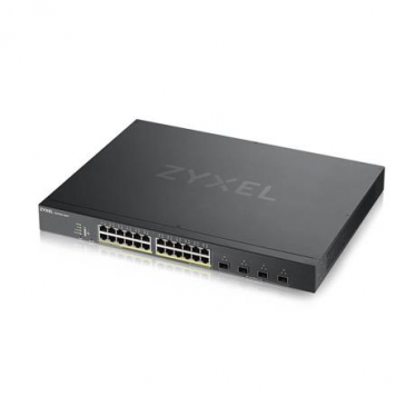 Zyxel XGS1935-28HP, 28 Port Lite-L3 Smart Managed PoE Switch, 24x Gigabit PoE and 4x 10G SFP+,