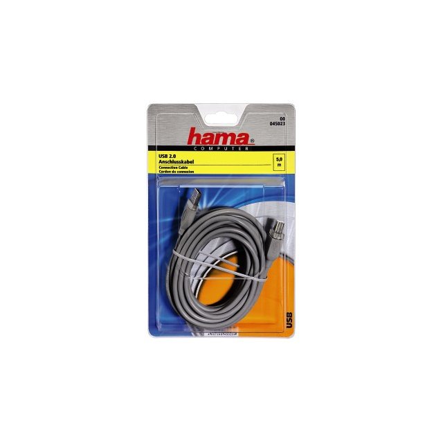 Kabel Hama USB A-B 45023 5m