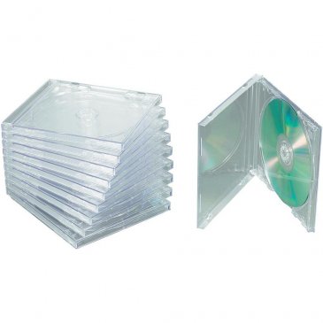Krabicka CD transpar.stred