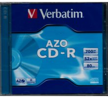 CD-R Verbatim 700 52x Super Azo jewell