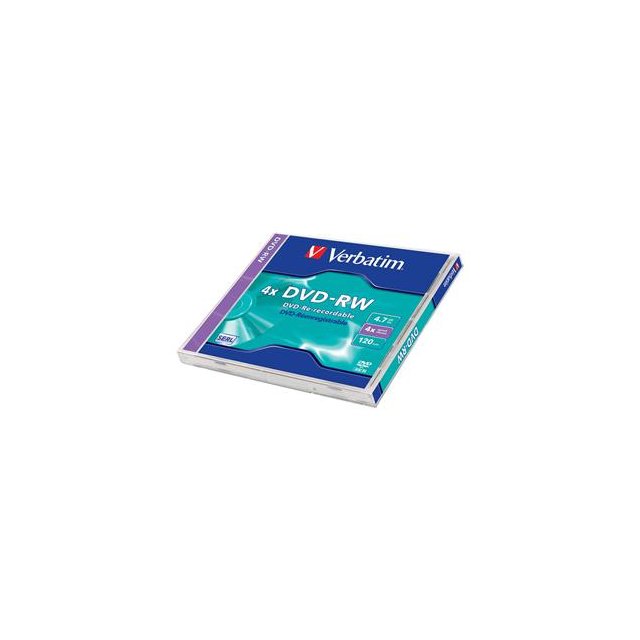 DVD-RW Verbatim 4,7GB 4x