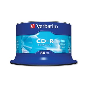 CD-R Verbatim 700 52x DL 50pack cake EP