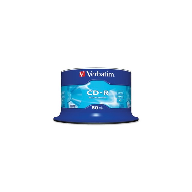 CD-R Verbatim 700 52x DL 50pack cake EP