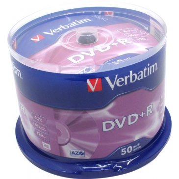 DVD+R Verbatim 4,7GB 16x 50pack cake