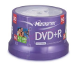DVD+R Memorex 4,7GB 16x 50pack cake