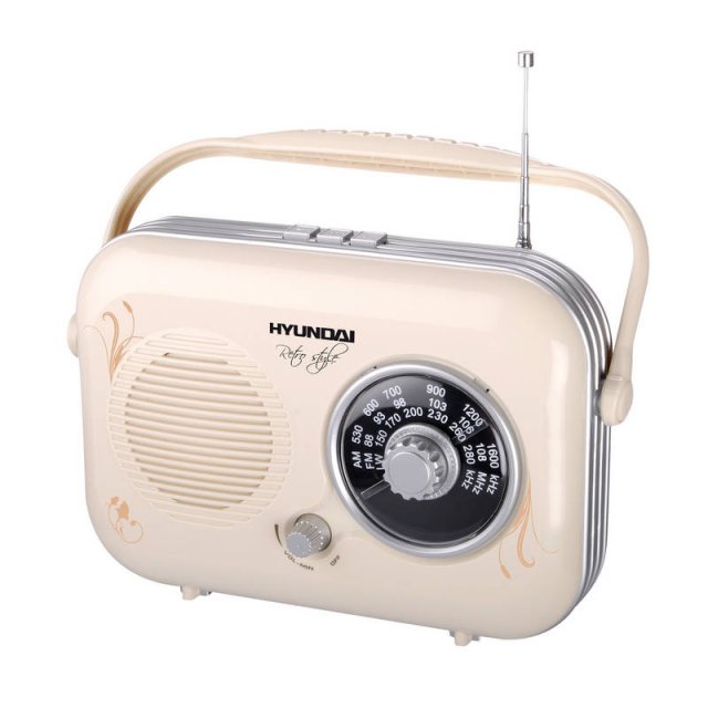 Radio Hyundai PR100B Retro kremova