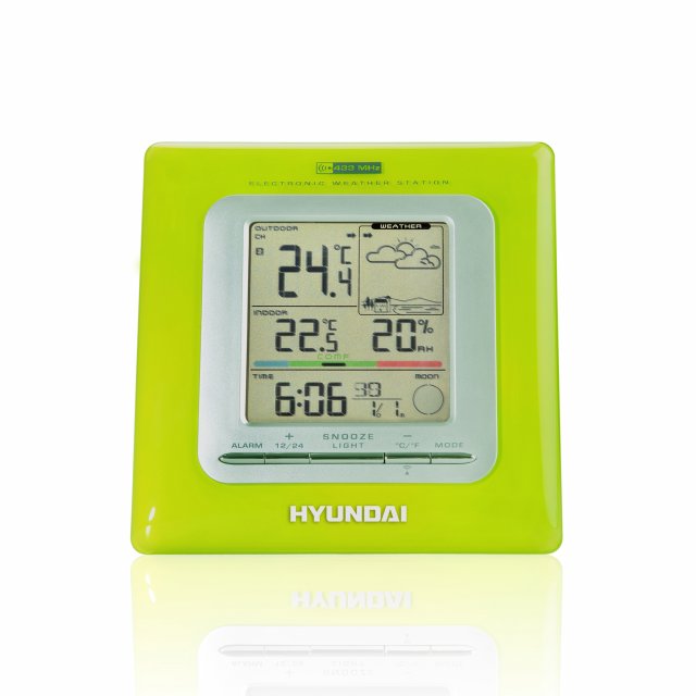 Meteo. stanica Hyundai WSC 2909 zelena