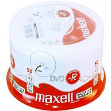 DVD-R Maxell 4,7GB 16x 50cake printable