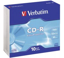 CD-R Verbatim 700 52x 10pack slim