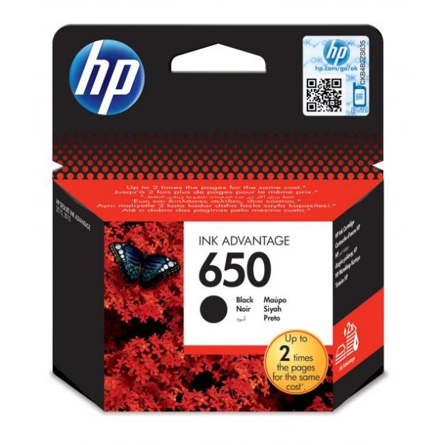 Napln HP 650 Black CZ101AE
