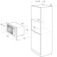 Mikrovlnka vstavaná Gorenje BM 300 X