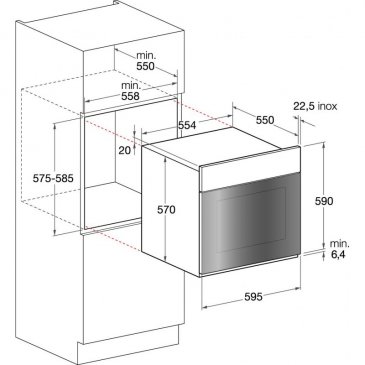 Rúra Hotpoint FK 1041 LP.20 X/HA (DS)