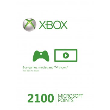 XBox 360 Live SK Points 2100 bodov