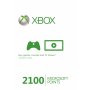 XBox 360 Live SK Points 2100 bodov