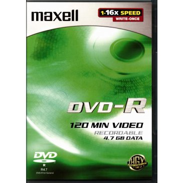 DVD-R Maxell 4,7GB 16x 10pack DVD box