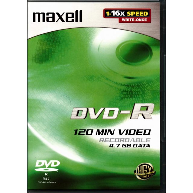 DVD-R Maxell 4,7GB 16x 10pack DVD box