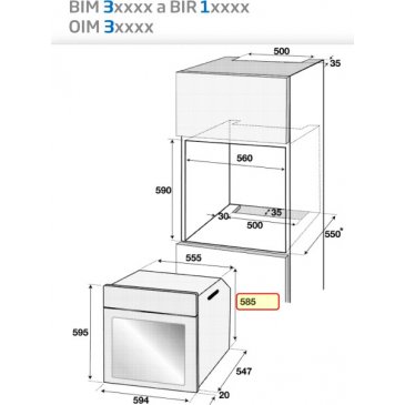 Rúra Beko BIR 14400 WGCS