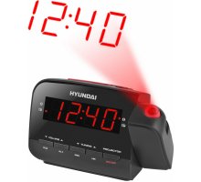 Radiobudik Hyundai RAC 481PLLBR Projekcia čierna-červená