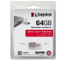 USB Kľúč Kingston DT-DUO 64GB OTG 3C