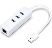 Adapter TP-Link UE330 USB 3.0 to LAN USB Hub 3x