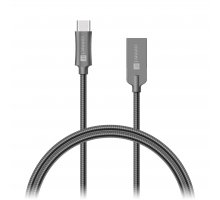 Kabel Connect IT USB-C 1m metalic anthracite