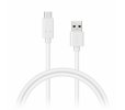 Kabel Connect IT USB-C 1m biely do 3A