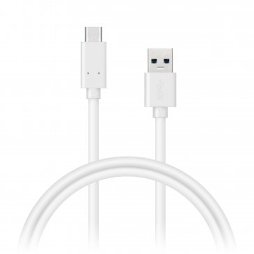 Kabel Connect IT USB-C 1m biely do 3A