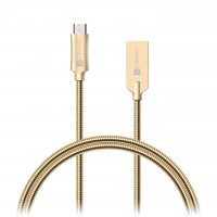 Kabel Connect IT Micro USB 1m metalic gold