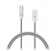 Kabel Connect IT Micro USB 1m metalic silver