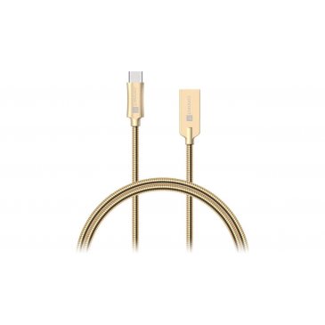 Kabel Connect IT USB-C 1m metalic gold