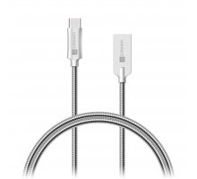Kabel Connect IT USB-C 1m metalic silver