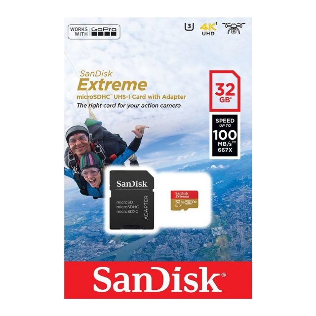 Micro SDHC SanDisk 32GB + SD adaptér 173417