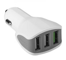 Nabijacka Celly Turbo 3xUSB 4,4A white do auta