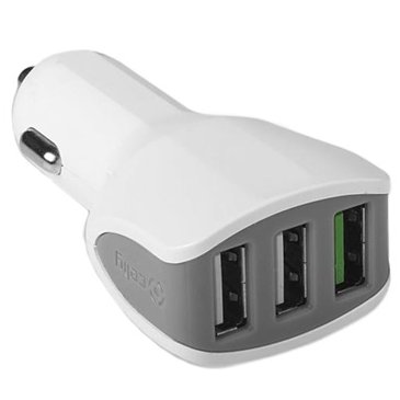 Nabijacka Celly Turbo 3xUSB 4,4A white do auta