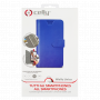 Puzdro Celly kniha Wally Unica XL 4,5`-5` modré
