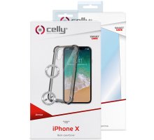 Puzdro Celly pre Apple iPhone X Armor čierne okraje