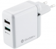 Gogen ACHQ 203, 2x USB 2,4A QC 3.0 biela