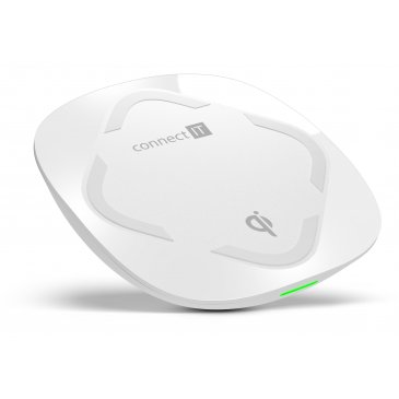 Nabijacka bezdrátová Connect IT Qi 10W white